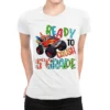 Ready To Crush Fifth Grade Ladies Fitted T-Shirt