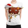 Christmas Cow All Over Women's T-shirt