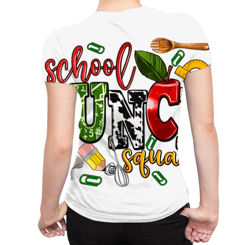 School Lunch Squad All Over Women's T-shirt 2 School Lunch Squad All Over Women's T-shirt - Image 2