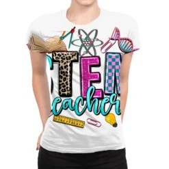 Stem Teacher All Over Women's T-shirt
