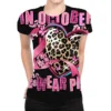 Western Leopard In October We Wear Pink Heart All Over Women's T-shirt