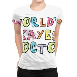 World S Okayest Doctor Gift Idea All Over Women's T-shirt