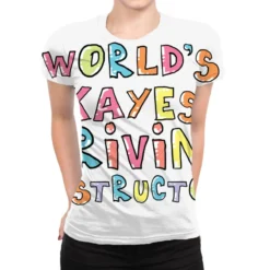 World S Okayest Driving Instructor Gift Idea All Over Women's T-shirt