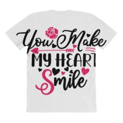 You Make My Heart Smile Happy Valentine S Day Roma All Over Women's T-shirt -TeeMuse Store pmd.2527011643.108.25087394.s3.1 front customized1 f5f5f5 none x45y60 294 800x800 1