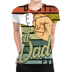 Vintage Best Cat Dad Ever Cat Lover (2) All Over Women's T-shirt