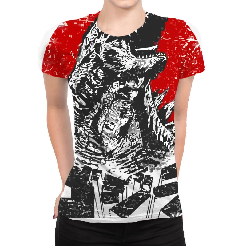 Kaiju All Over Women's T-shirt 1 Kaiju All Over Women's T-shirt
