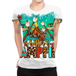 Life Is Better By The Campfire All Over Women's T-shirt