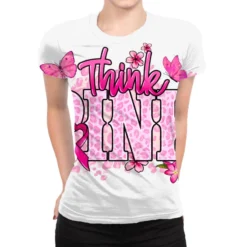 Think Pink All Over Women's T-shirt