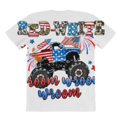 Red White Wroom Wroom Wroom All Over Women's T-shirt 8 Red White Wroom Wroom Wroom All Over Women's T-shirt -TeeMuse Store pmd.2527045543.108.25096919.s3.1 front customized1 f5f5f5 none x45y40.5 294 800x800 1