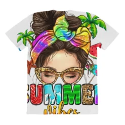 Summer Vibes Messy Bun All Over Women's T-shirt -TeeMuse Store pmd.2527055369.108.25102033.s3.1 front customized1 f5f5f5 none x45ym18.5 294 800x800 1