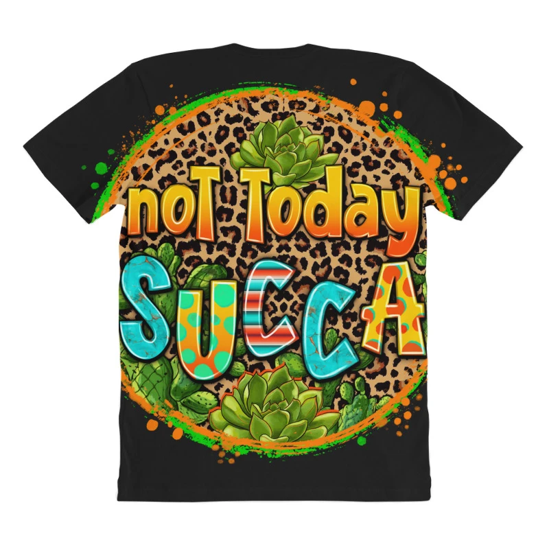Not Today Succa All Over Women's T-shirt 4 Not Today Succa All Over Women's T-shirt - Image 4