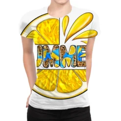 Summer Lemon All Over Women's T-shirt