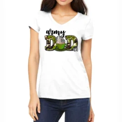 Army Dad Women's V-Neck T-Shirt