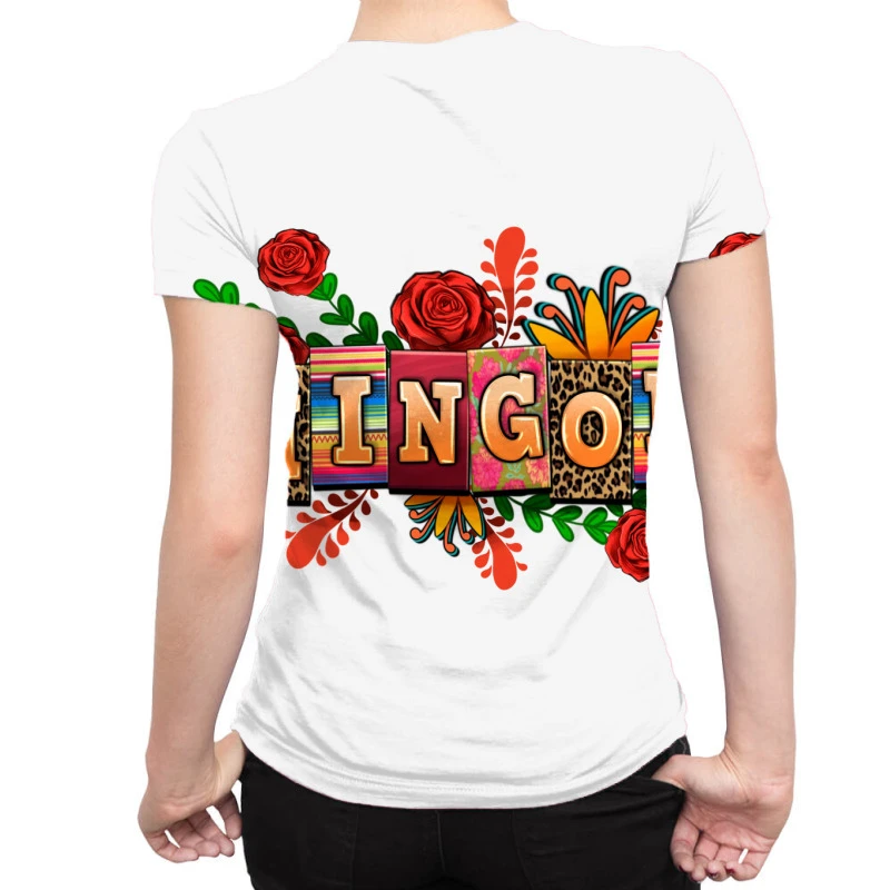 Chingona All Over Women's T-shirt 2 Chingona All Over Women's T-shirt - Image 2