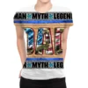 Western Dad Man Myth Legend All Over Women's T-shirt