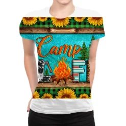 Western Camp Life All Over Women's T-shirt