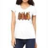 Melanin Christmas Trees With Lights Women's V-Neck T-Shirt