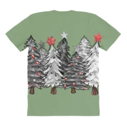 Black And White Christmas Trees With Lights All Over Women's T-shirt -TeeMuse Store pmd.2527095482.108.25068711.s3.1 front customized1 8fab82 none x45y69 294 800x800 1