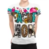 Teacher Mom All Over Women's T-shirt