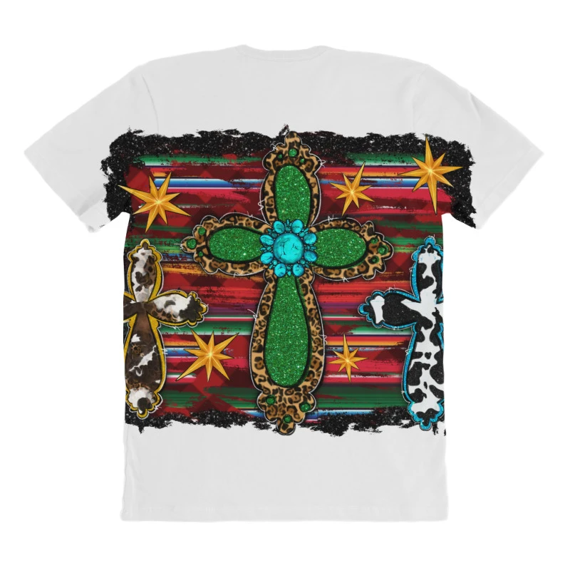 Western Cross All Over Women's T-shirt 4 Western Cross All Over Women's T-shirt - Image 4
