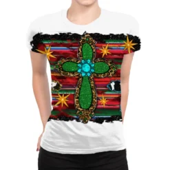 Western Cross All Over Women's T-shirt