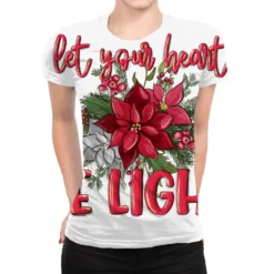 Let Your Heart Be Light All Over Women's T-shirt