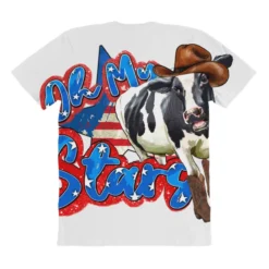 Oh My Stars Cow All Over Women's T-shirt -TeeMuse Store pmd.2527119018.108.25102456.s3.1 front customized1 f5f5f5 none x45y37.5 294 800x800 1