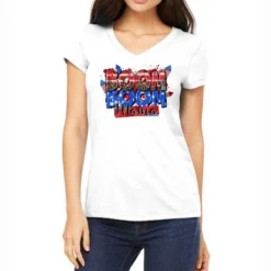 Boom Boom Mama Women's V-Neck T-Shirt
