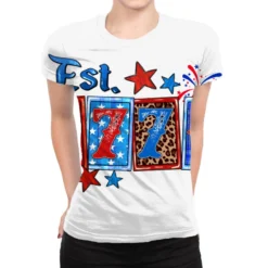 Est 1776 All Over Women's T-shirt