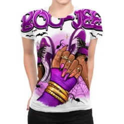Boo-jee Halloween Afro Sneakers All Over Women's T-shirt