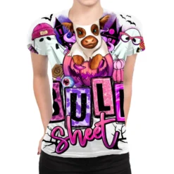 Bull Sheet Halloween Ghost Heifer All Over Women's T-shirt