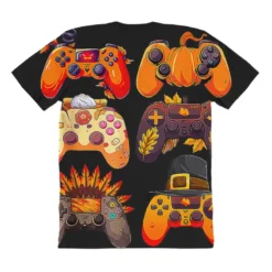Thanksgiving Fall Gaming Controllers All Over Women's T-shirt -TeeMuse Store pmd.2527170385.108.25103420.s3.1 front customized1 111111 none x45y1 294 800x800 1